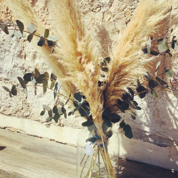 Bouquet de fleurs séchées "Pampa-Euca"