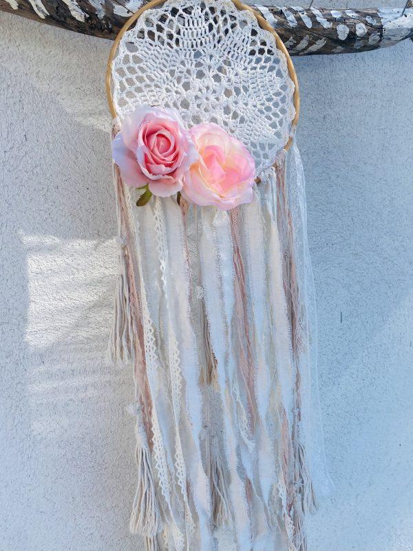 Attrape-rêves bohème - rose – Image 2
