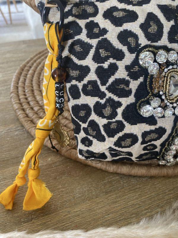 Pochette Bohème Léopard - Grande croix – Image 12