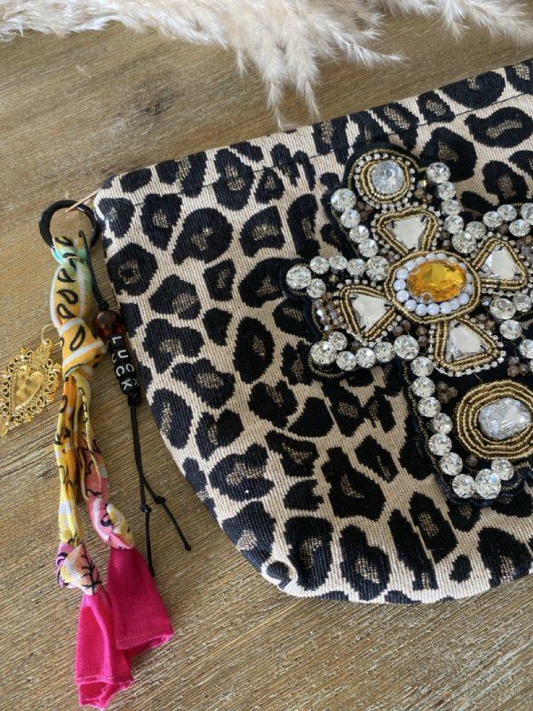 Pochette Bohème Léopard - Grande croix – Image 9