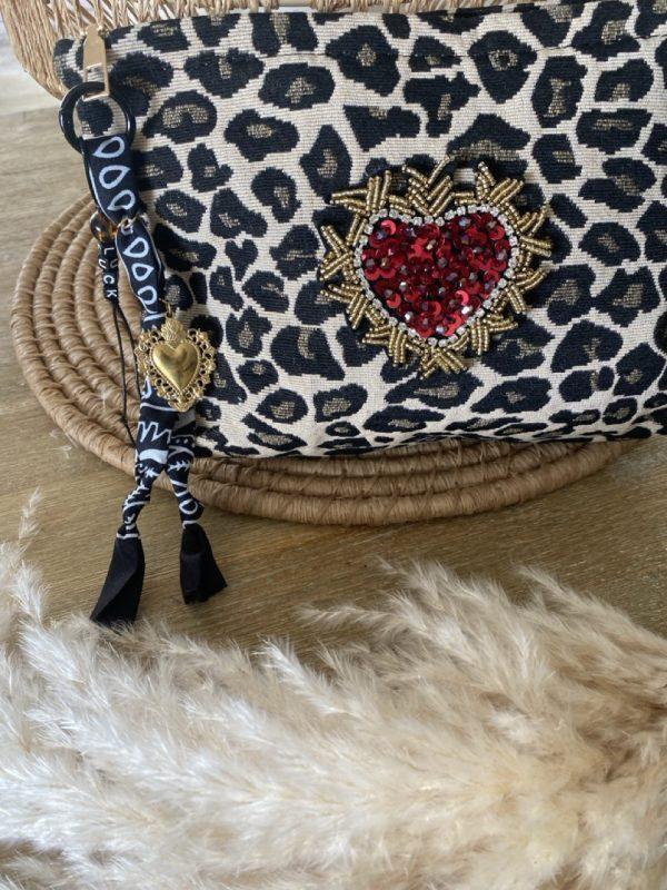 Pochette Bohème Léopard - Coeur sacré – Image 4
