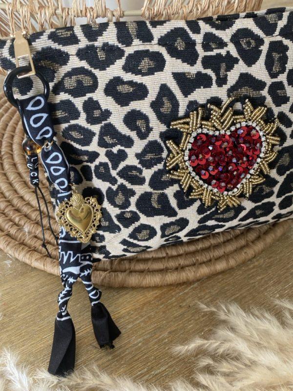 Pochette Bohème Léopard - Coeur sacré – Image 2
