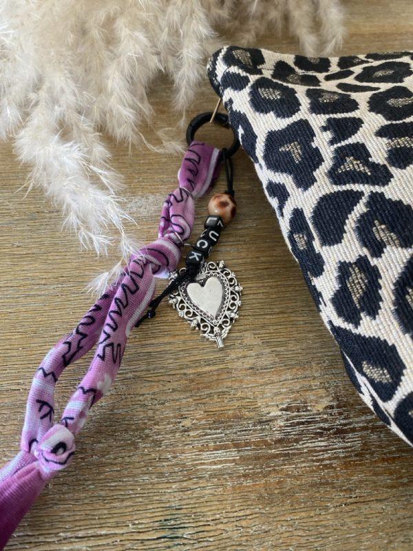 Pochette Bohème Léopard - Coeur – Image 6