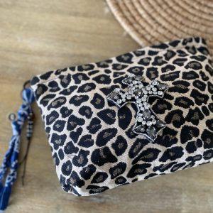 Pochette Bohème Léopard - Croix
