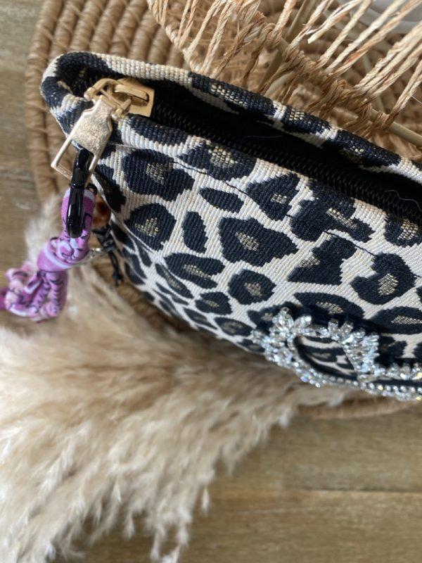Pochette Bohème Léopard - Coeur – Image 4