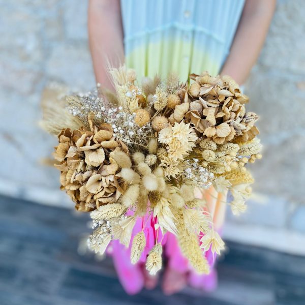 Bouquet de fleurs séchées "Ambre"