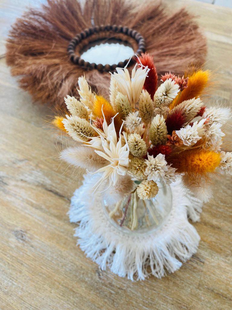 10 Mini Bouquets Fleurs Séchées Naturelles - Vraies Fleurs, Décorations Maison, Cadre Photo DIY - Taille 8-10 Cm