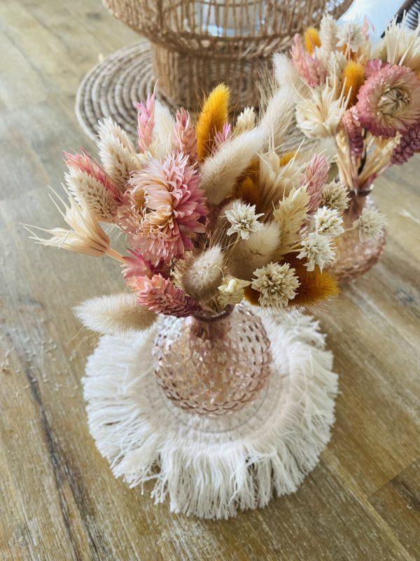 6 Bouquets Fleurs Séchées Naturelles - Décoration DIY - Cadeau Créatif - 2 Styles