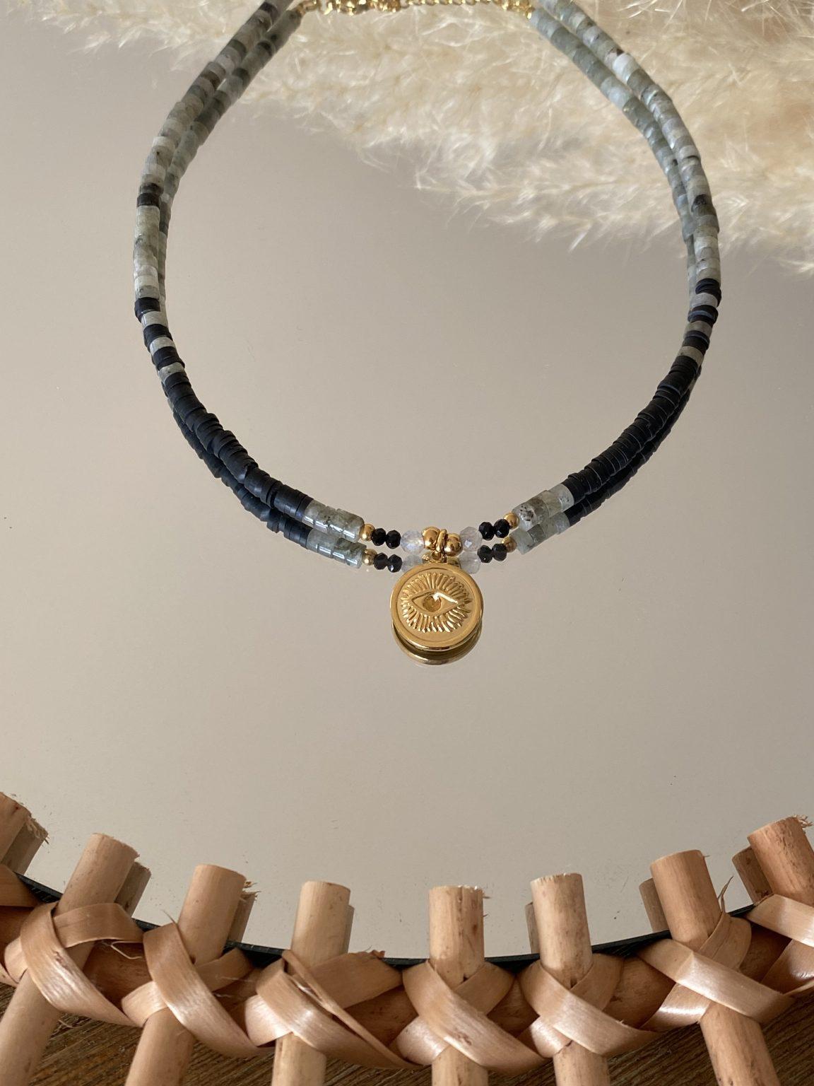 Collier Ras Du Cou En Perles Style Français Vintage Pour Femme - Bijou Élégant