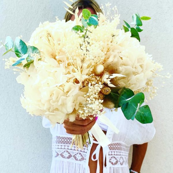 Bouquet de fleurs séchées "Wedding luxe"