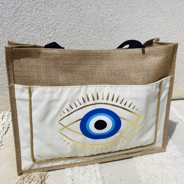 Cabas en Jute - Oeil