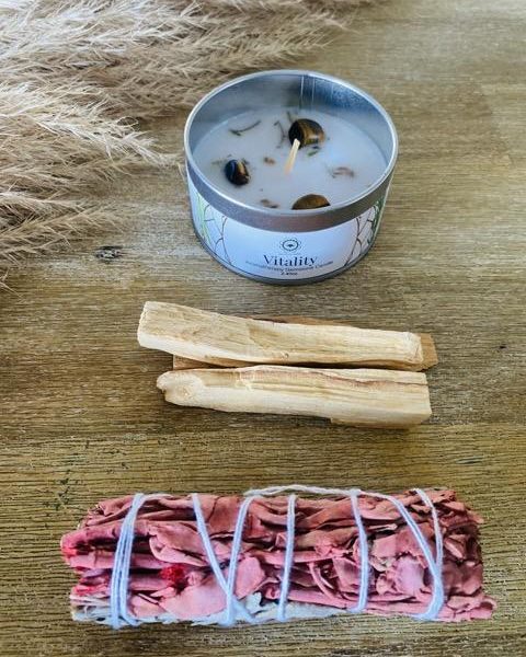 Kit Purification "Vitalité" Sauge et Palo Santo