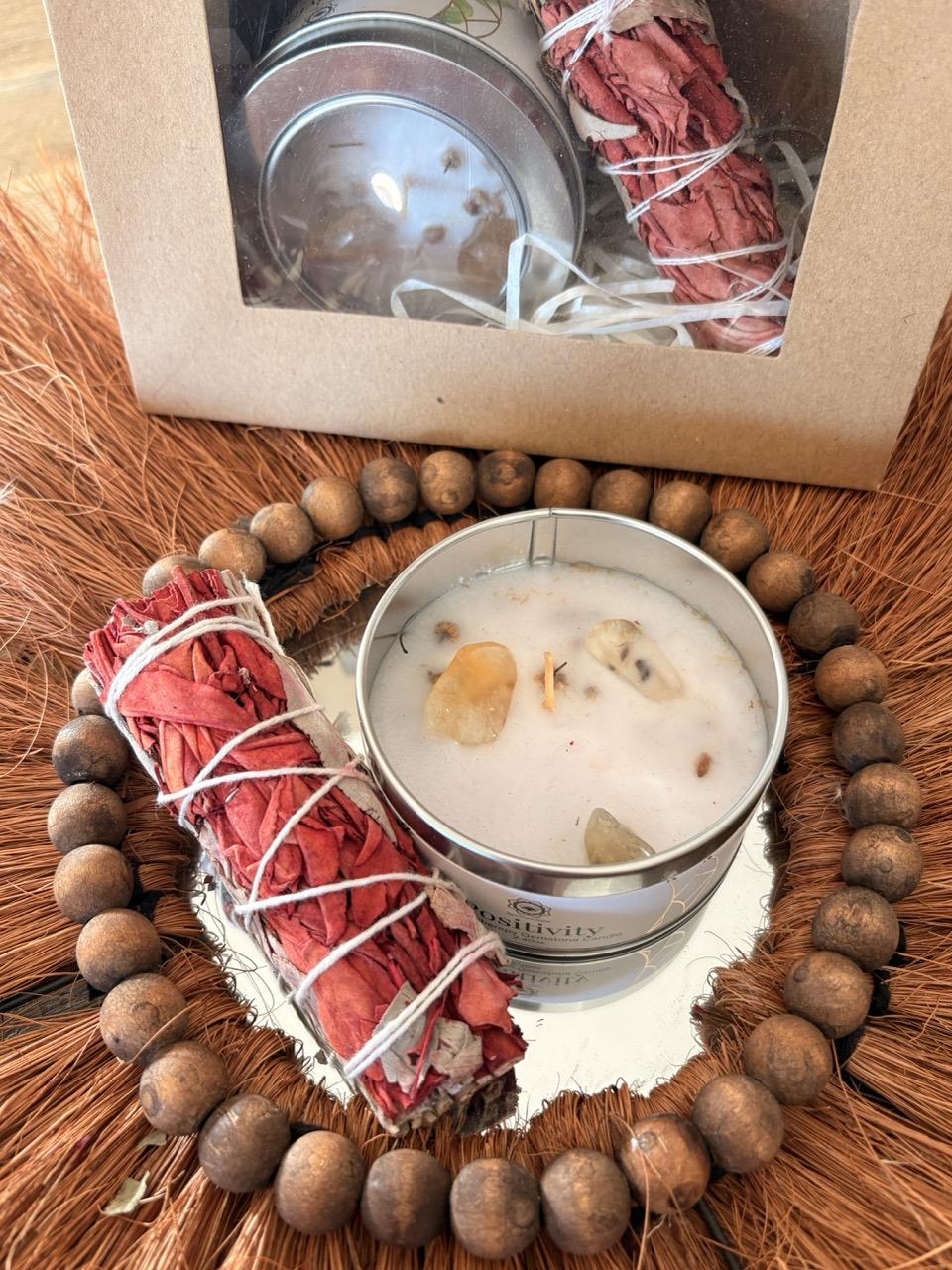 Coffret énergie de Noël - Bougie et Sauge – Image 2