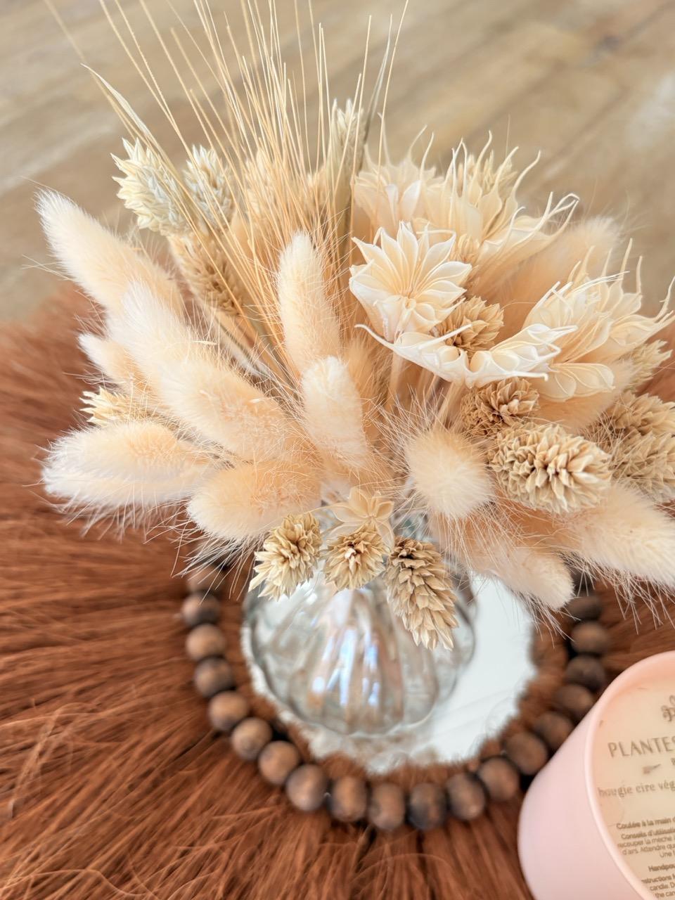 Coffret 'Bohème' Fleurs séchées et Bougie - Naturel – Image 8