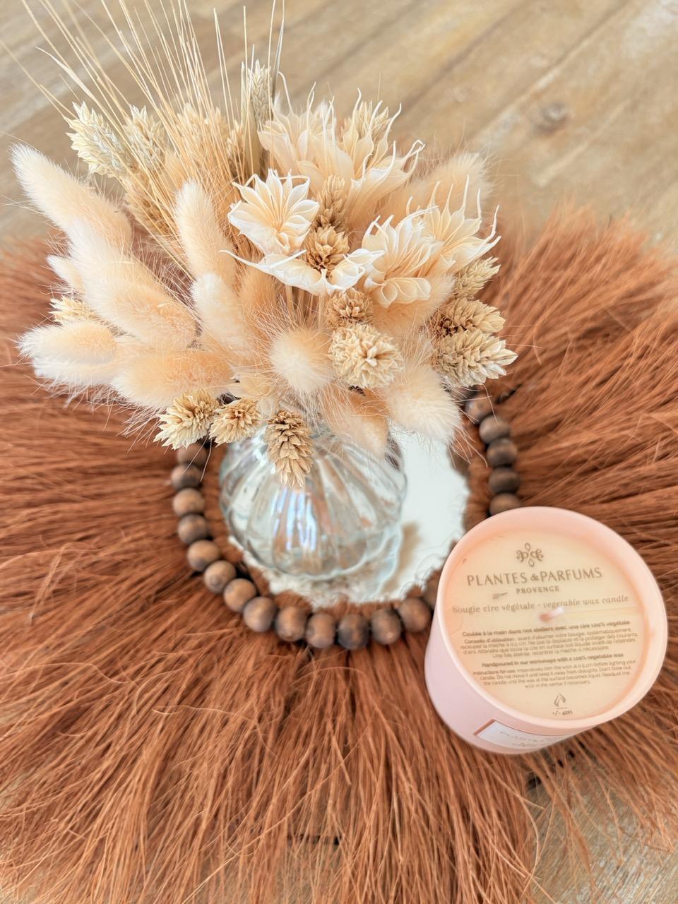 Coffret 'Bohème' Fleurs séchées et Bougie - Naturel – Image 9