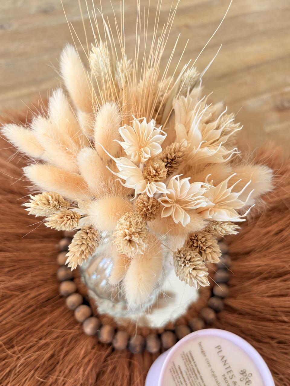 Coffret 'Bohème' Fleurs séchées et Bougie - Naturel – Image 11