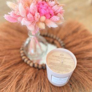 Coffret 'Bohème' Fleurs séchées et Bougie - Rose