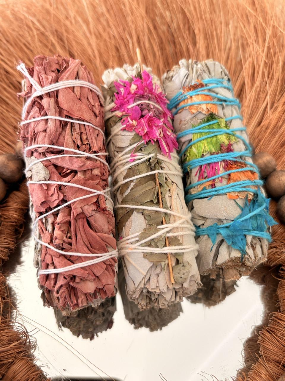 Bâtons de sauge blanche - Fleurs séchées x 3 – Image 3