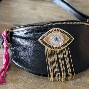 Sac banane bohème - Noir