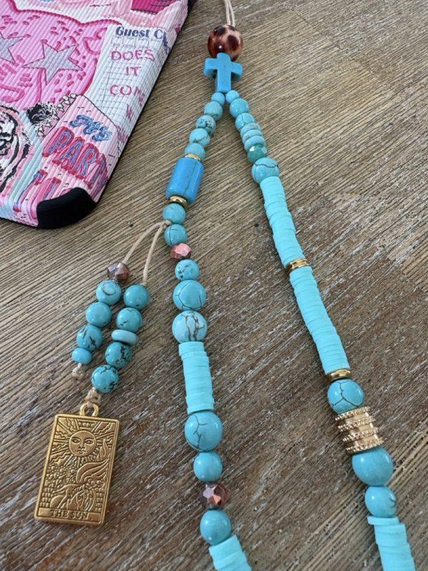 Bijoux de téléphone Boho Turquoise - Coeur sacré et Talisman – Image 5