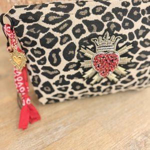 Pochette Bohème Léopard - Coeur sacré