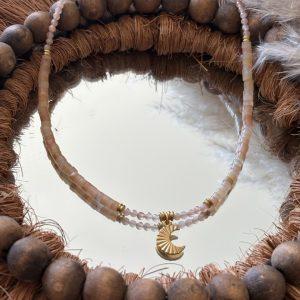 Collier Bohème 'Sunstone' Lune