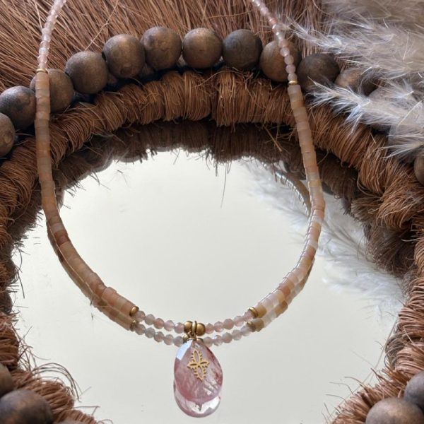 Collier Ras de Cou « Aura » – Sunstone
