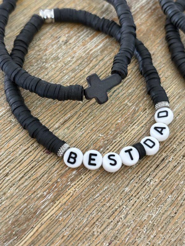 Bracelet Heishi Best Dad – Image 3