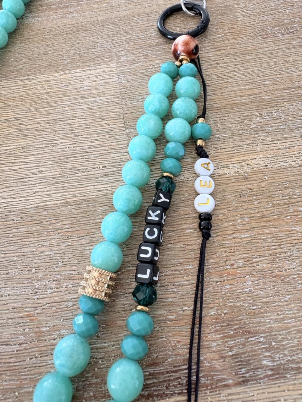 Bijoux de téléphone Amazonite - Message – Image 6