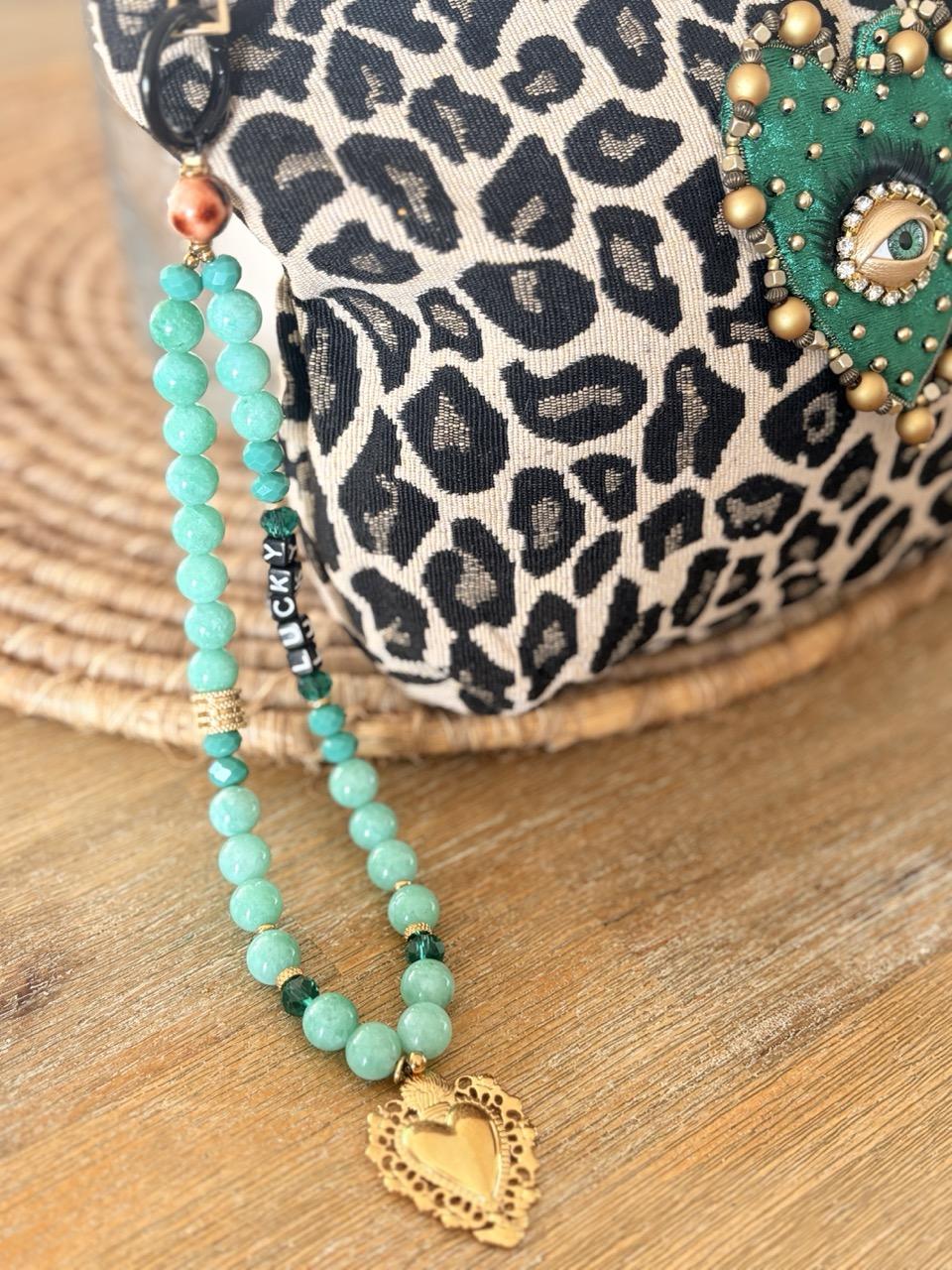 Bijoux de téléphone Amazonite - Message – Image 23