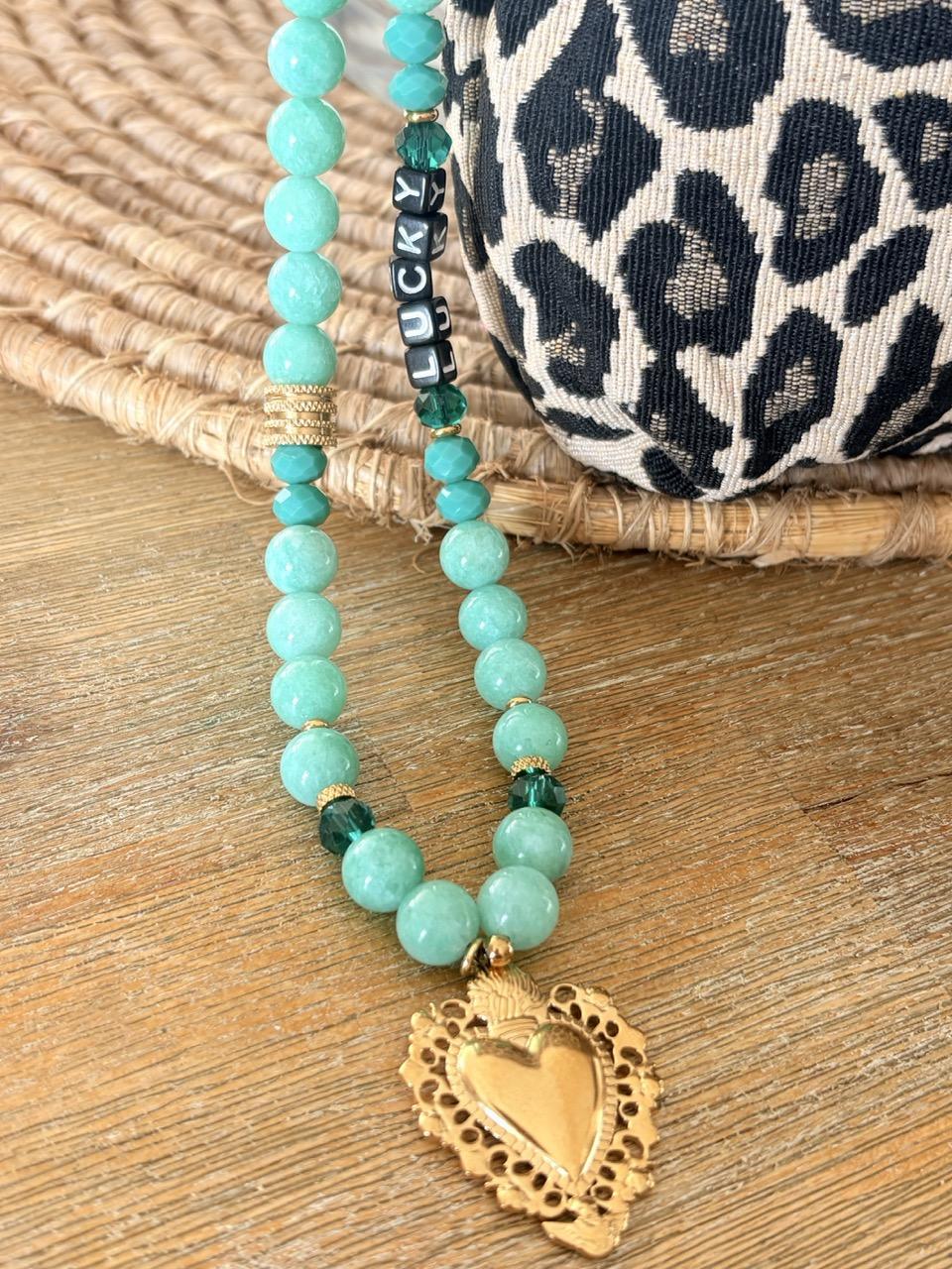 Bijoux de téléphone Amazonite - Message – Image 22