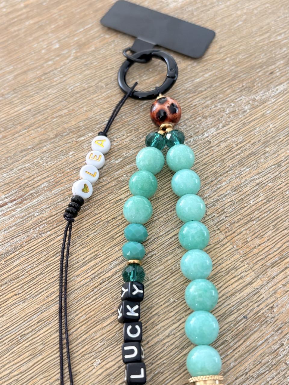 Bijoux de téléphone Amazonite - Message – Image 18