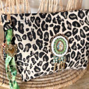 Pochette Bohème Léopard - Vierge Marie