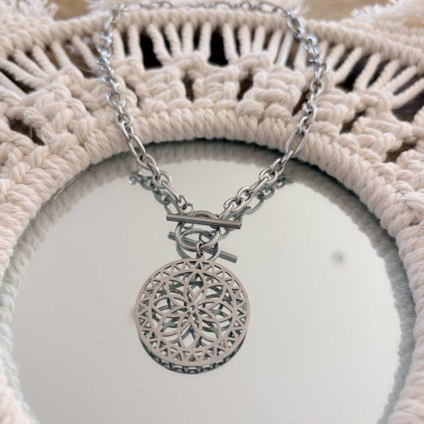 Collier Ras de Cou « Era » – Fleur de vie